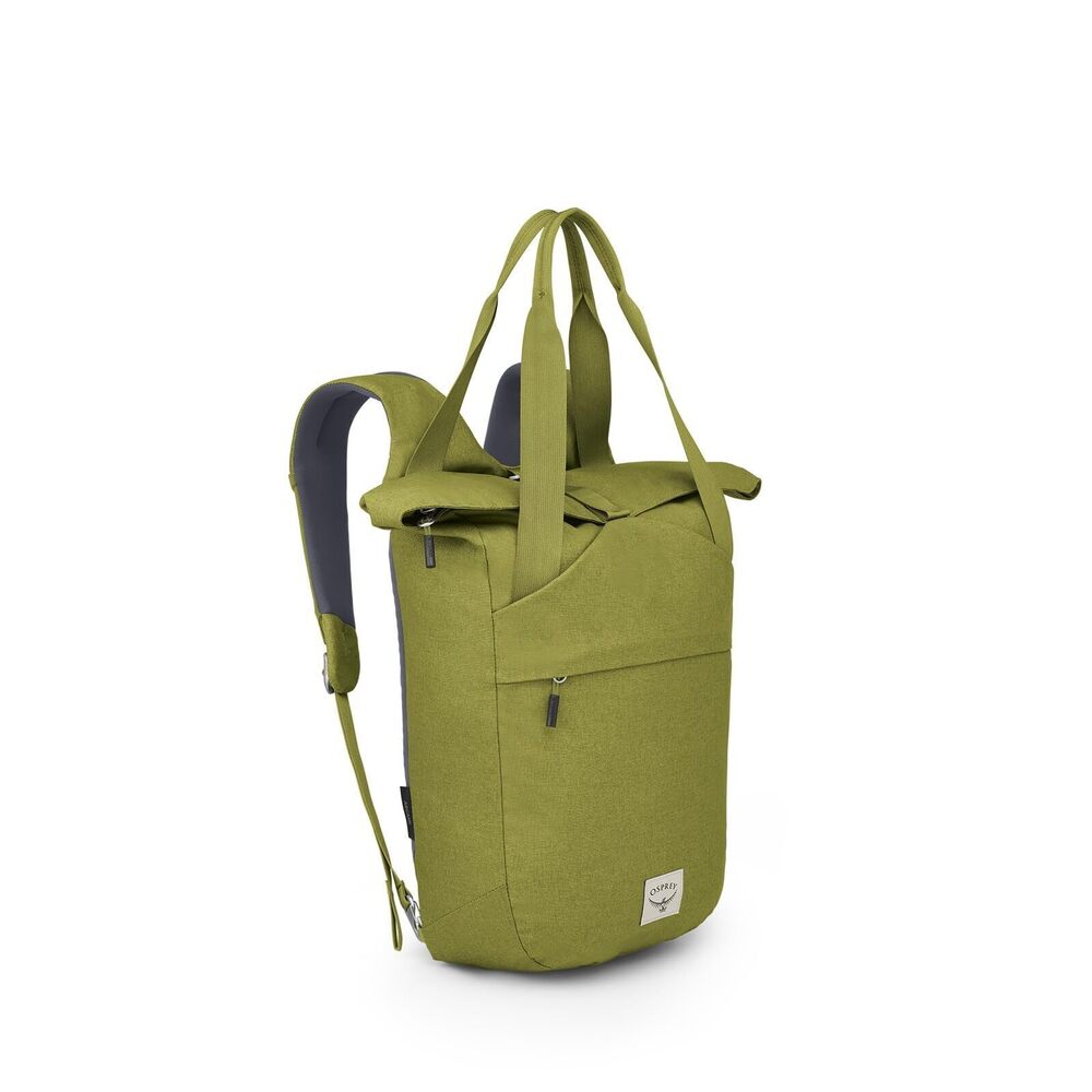 8959 Arcane Zip Top Tote Backpack, Matcha Green Heather - Picture 1 of 8